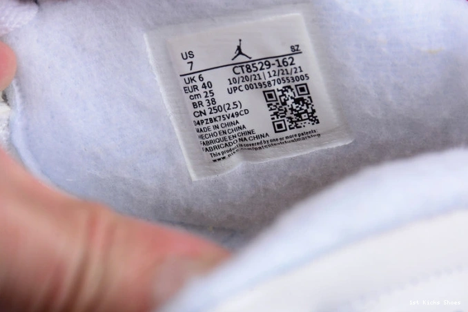 1st Kicks Shoes 6 oreo ct8529- jordan air 1549 red Comfortable 1125